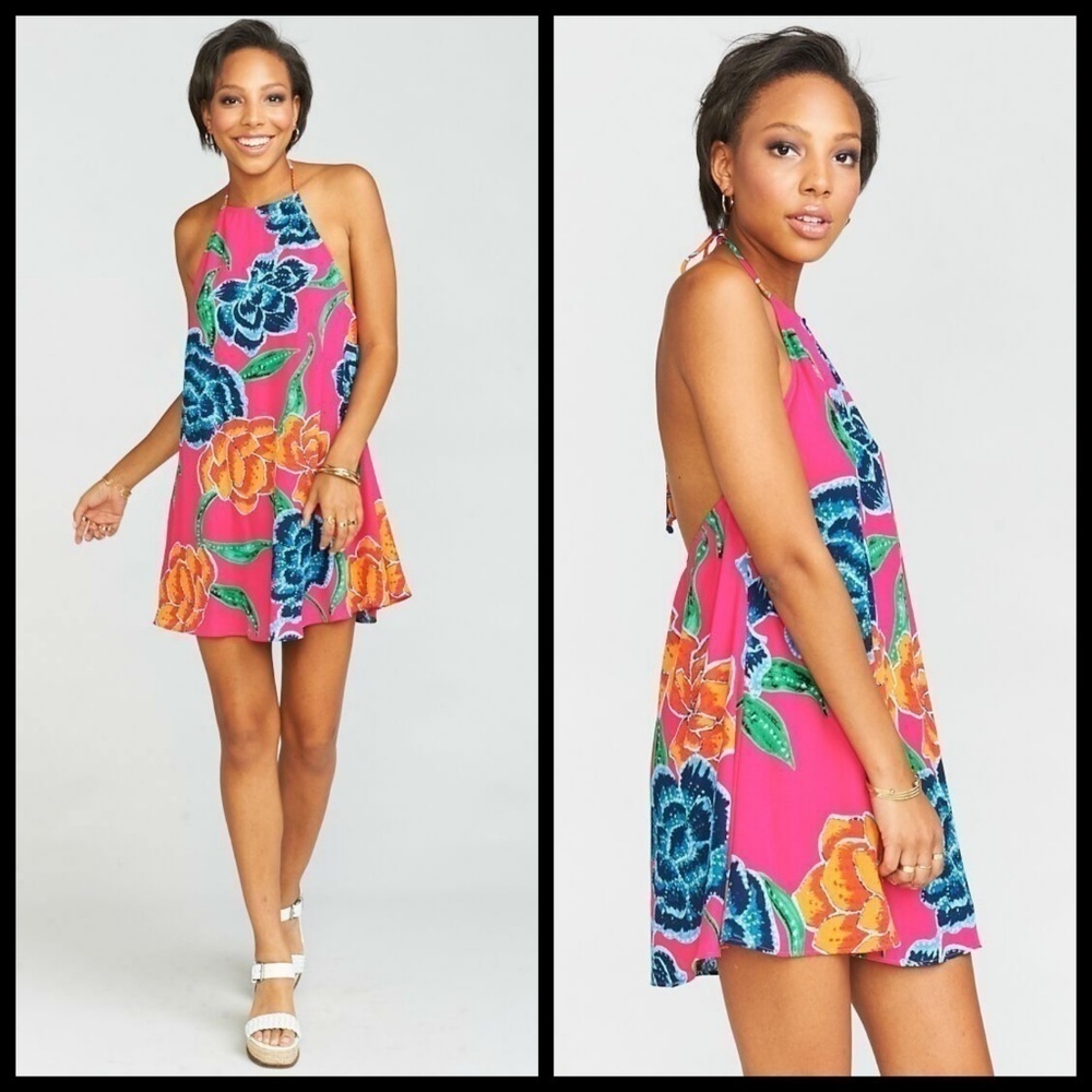💕SHOW ME YOUR MUMU💕 Katy Halter Dress Floral NWT - Picture 3 of 8